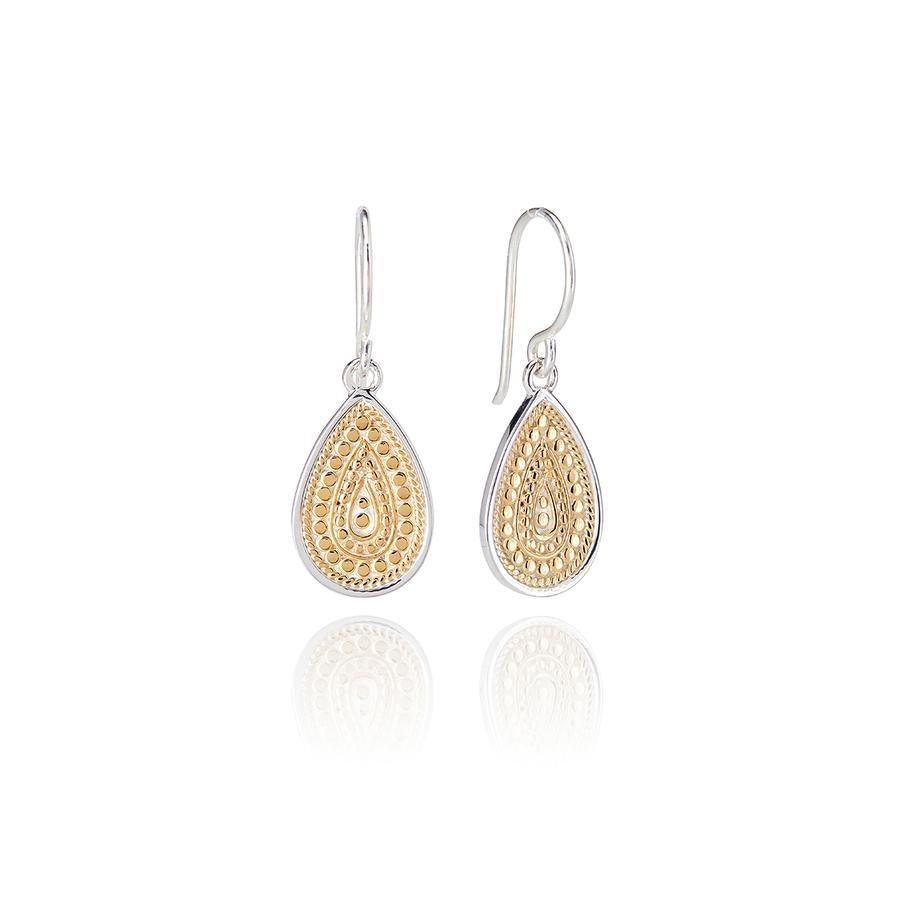 Anna Beck Classic Teardrop Earrings - Gold - Rococo Jewellery