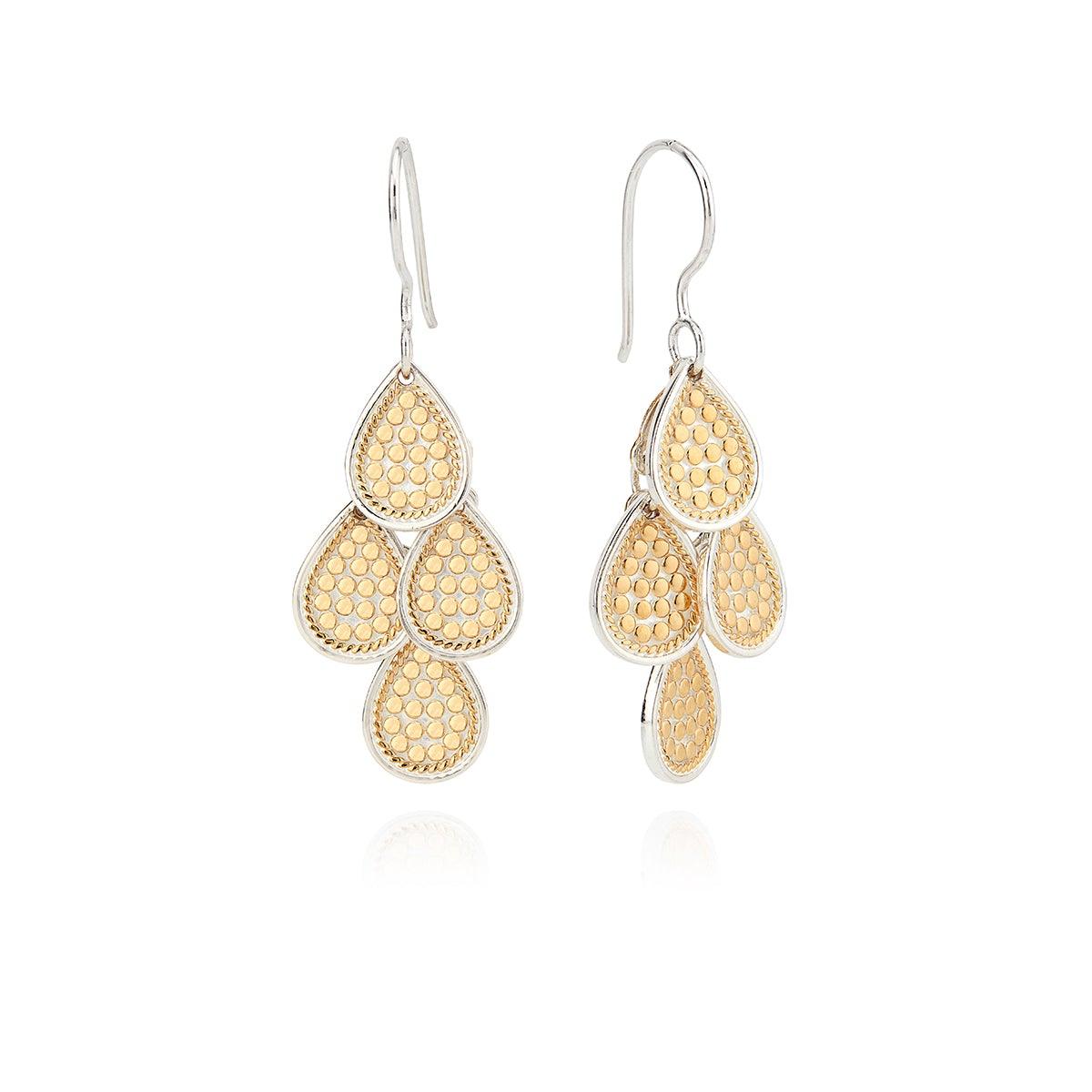 Anna Beck Classic Chandelier Drop Earrings - Gold - Rococo Jewellery