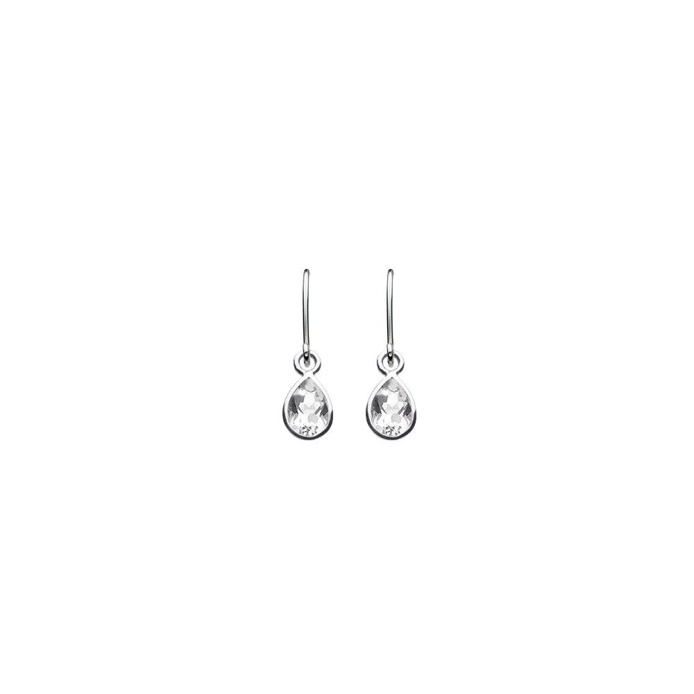 Cubic Zirconia Tear Drop Earrings - Rococo Jewellery