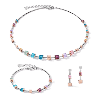 Coeur De Lion Swarovski® Crystal Multicolour Art Nouveau Earrings - Rococo Jewellery