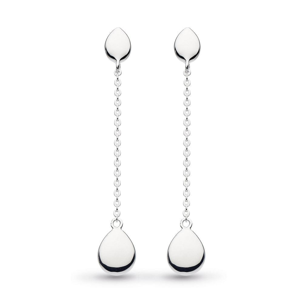 Kit Heath Coast Pebble Linking Pebbles Chain Drop Earrings - Rococo Jewellery