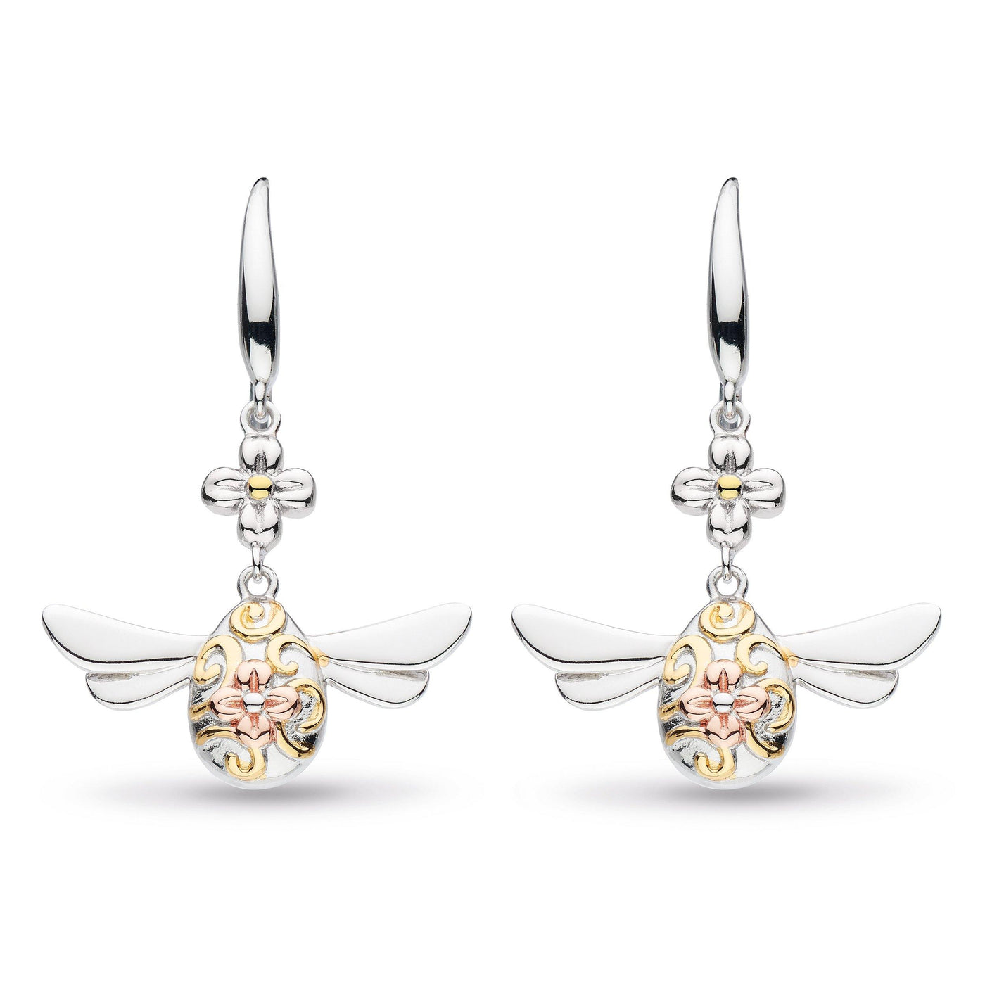 Kit Heath Blossom Flyte The Queen Bee Drop Earrings - Rococo Jewellery
