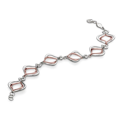 Kit Heath Alicia Entwine Bracelet - Sterling Silver or Rose Gold - Rococo Jewellery