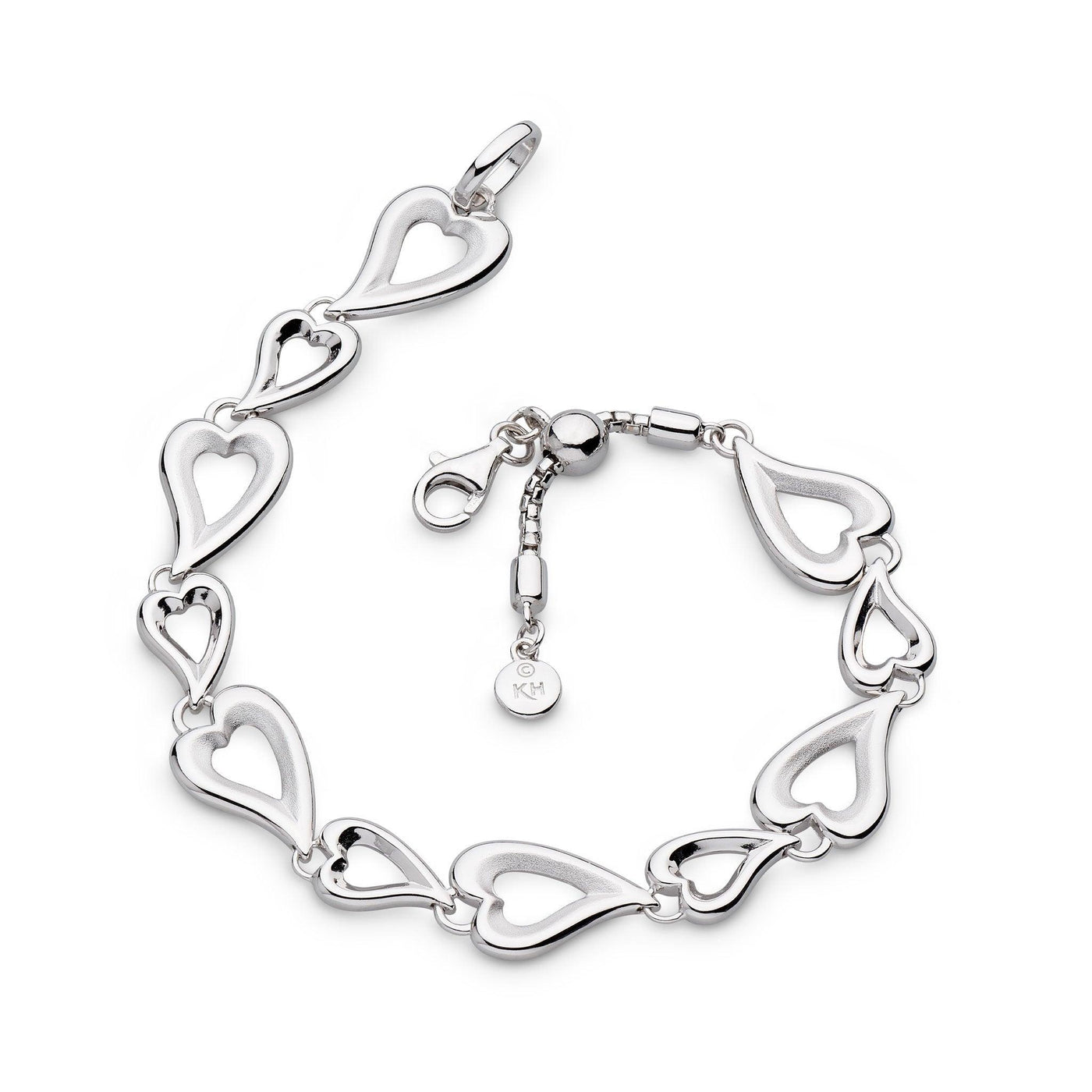 Kit Heath Desire Love Story Hearts Multi-Link Slider Bracelet - Rococo Jewellery