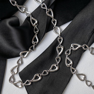 Kit Heath Desire Love Story Hearts Multi-Link Slider Bracelet - Rococo Jewellery