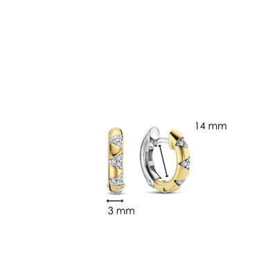Ti Sento Sunray Hoop Earrings - Rococo Jewellery