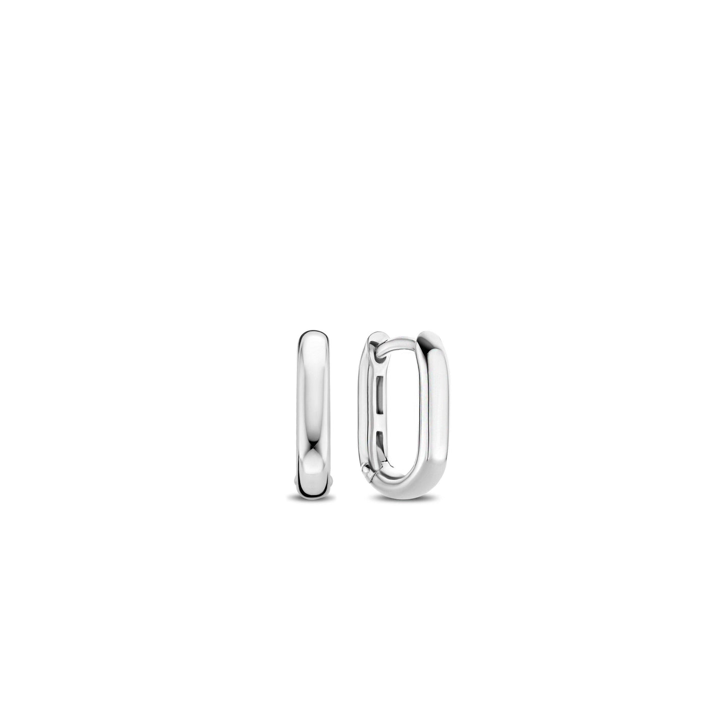 Ti Sento Oval Link Hoop Earrings - Rococo Jewellery