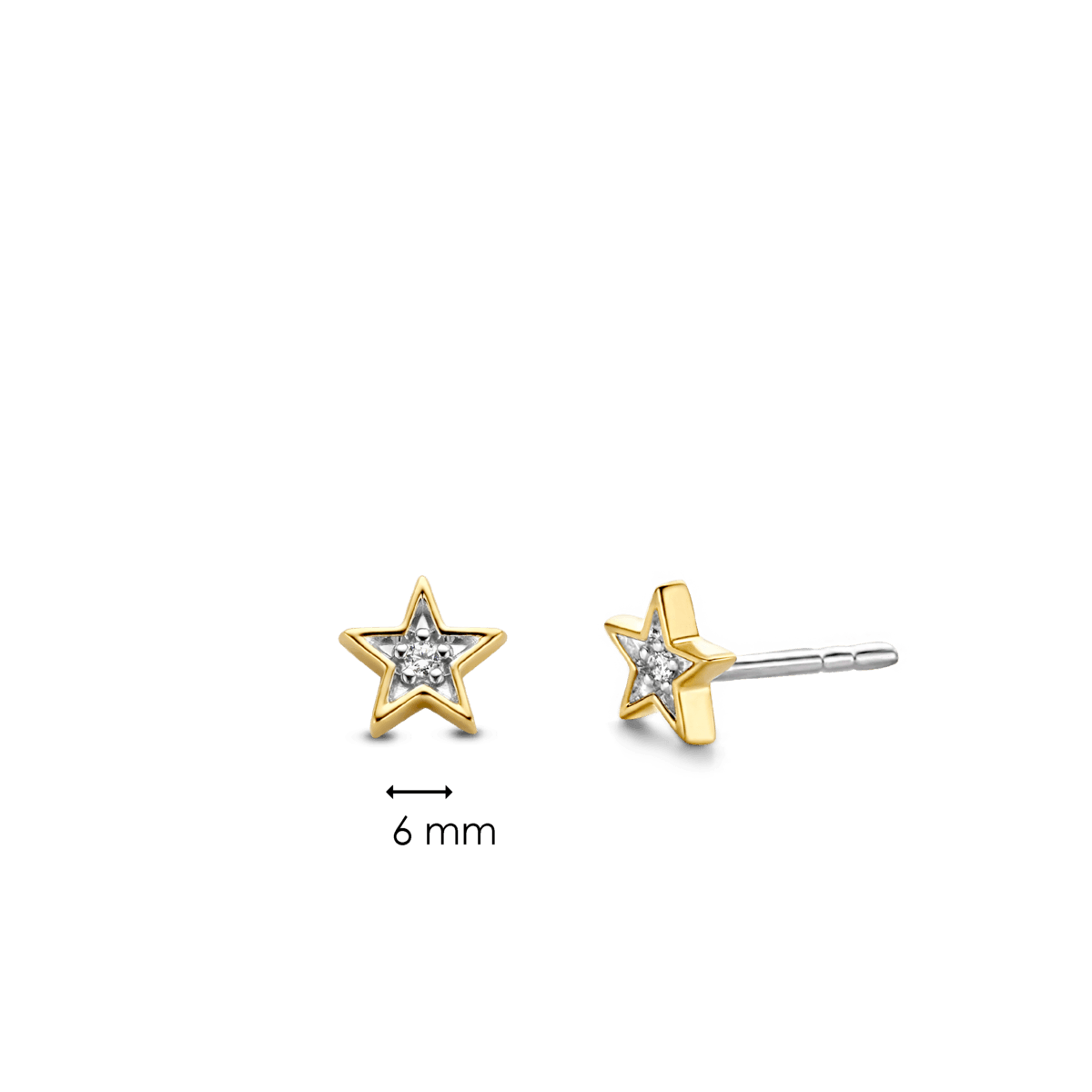 Ti Sento Star Stud Earrings - Rococo Jewellery