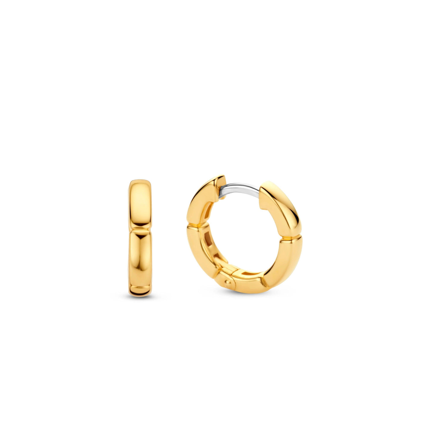 Ti Sento 18ct Gold Hoop Earrings - Rococo Jewellery
