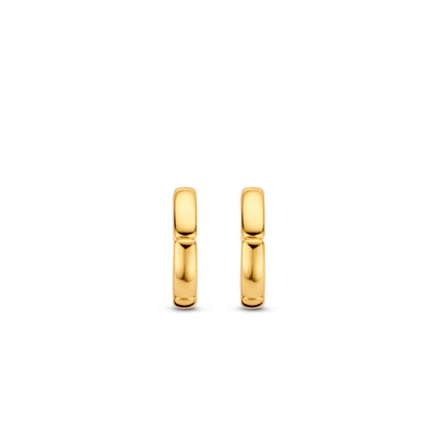 Ti Sento 18ct Gold Hoop Earrings - Rococo Jewellery