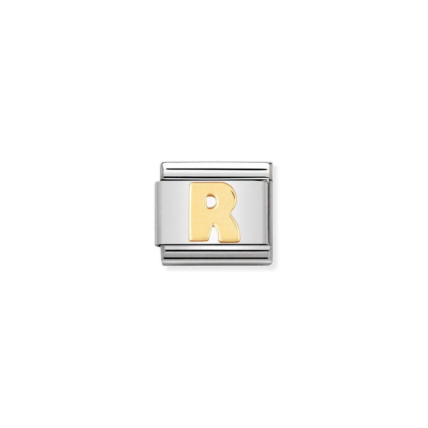 Nomination Classic Letter R Charm - Rococo Jewellery
