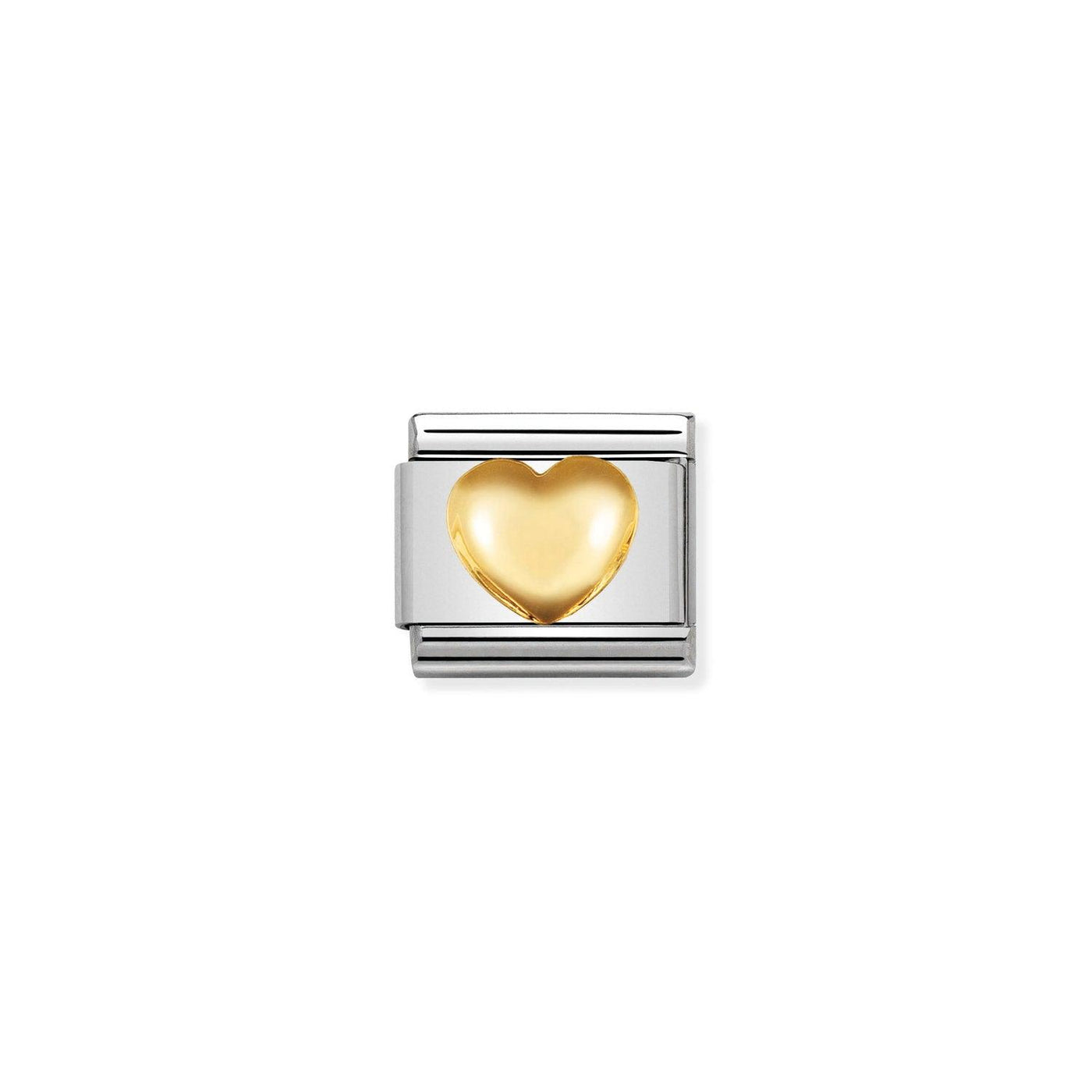 Nomination Classic Gold Heart Charm - Rococo Jewellery