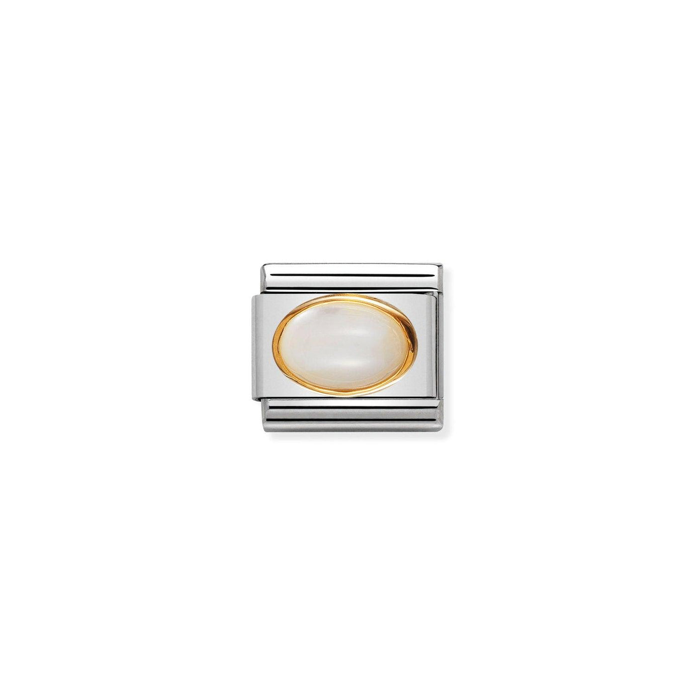 Nomination Classic White Mother of Pearl Charm - Rococo Jewellery