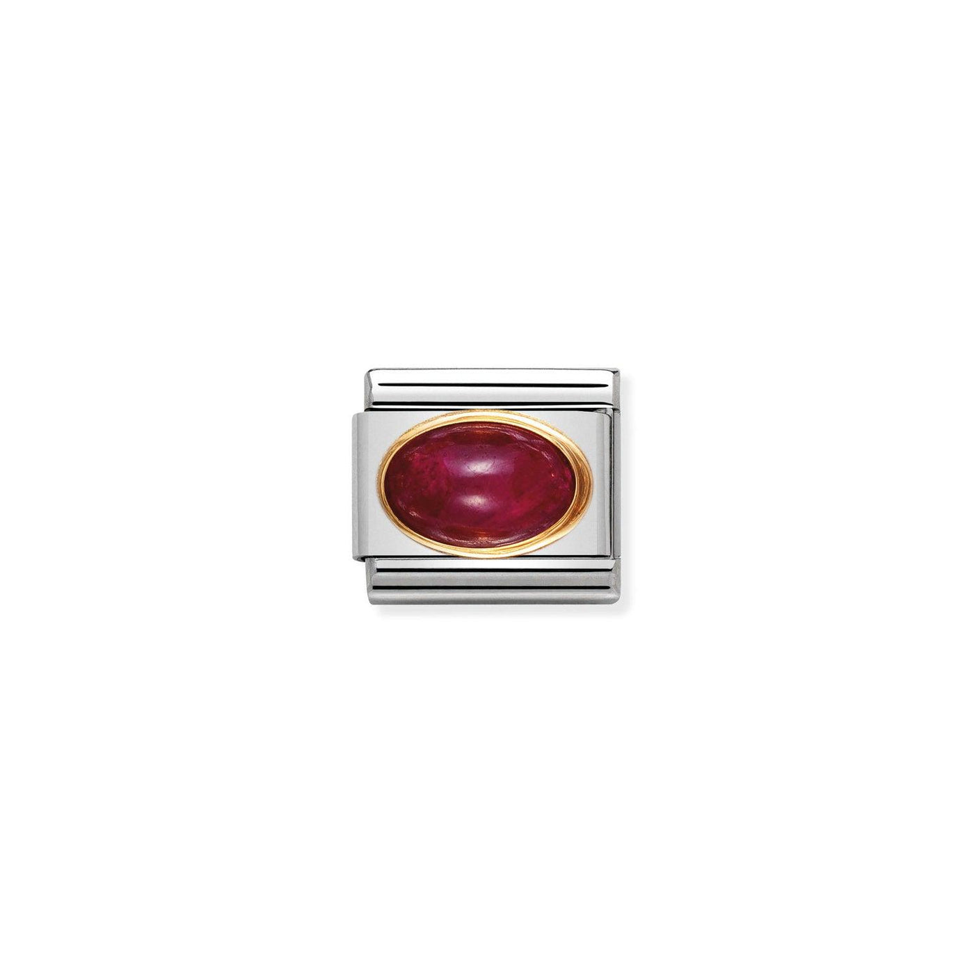 Nomination Classic Ruby 18ct Gold Charm - Rococo Jewellery