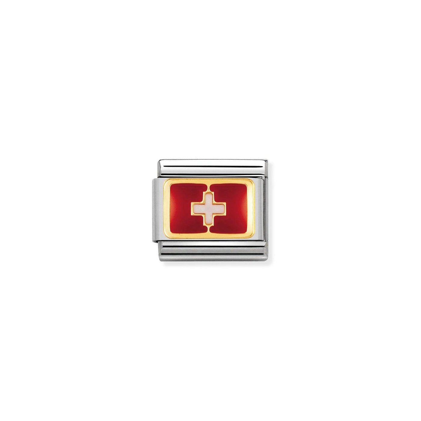 Nomination Charm Switzerland Flag - Rococo Jewellery