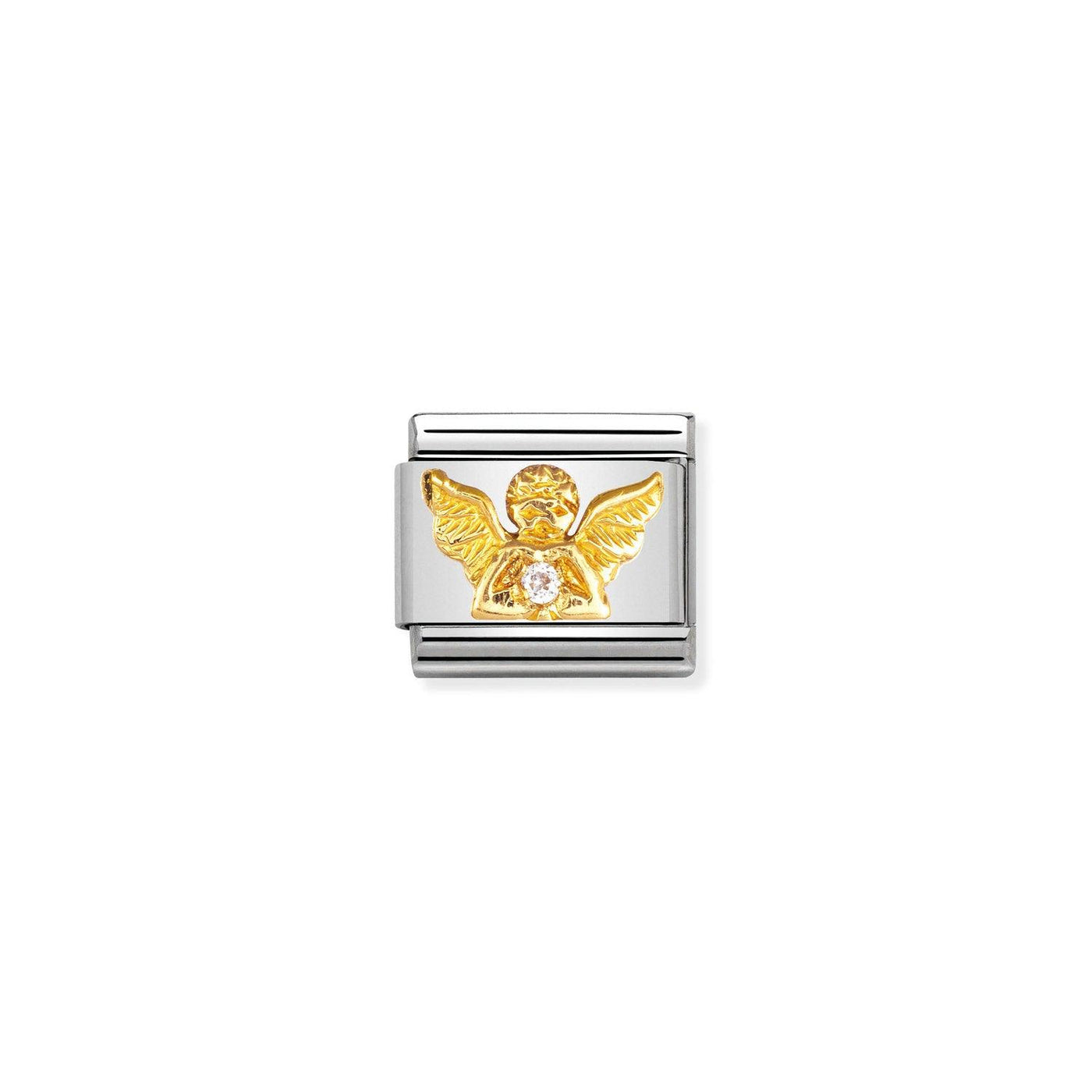 Nomination Classic Angel Cubic Zirconia Charm - Rococo Jewellery