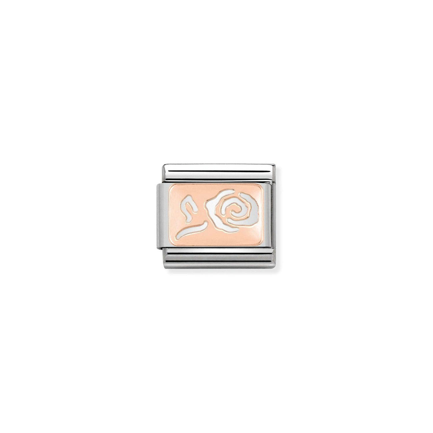 Nomination Classic 9ct Rose Gold Rose Charm - Rococo Jewellery