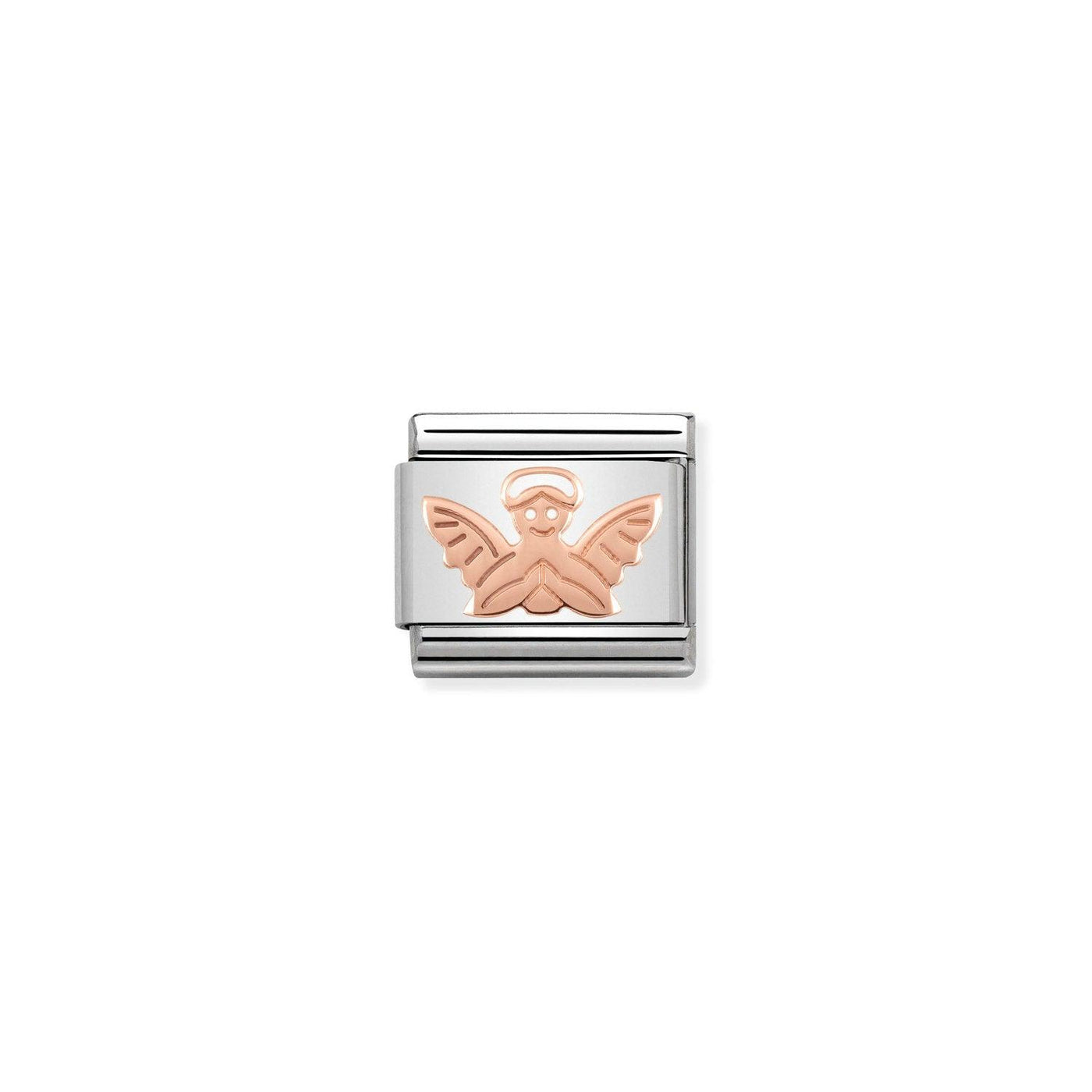 Nomination Classic Rose Gold Angel Charm - Rococo Jewellery