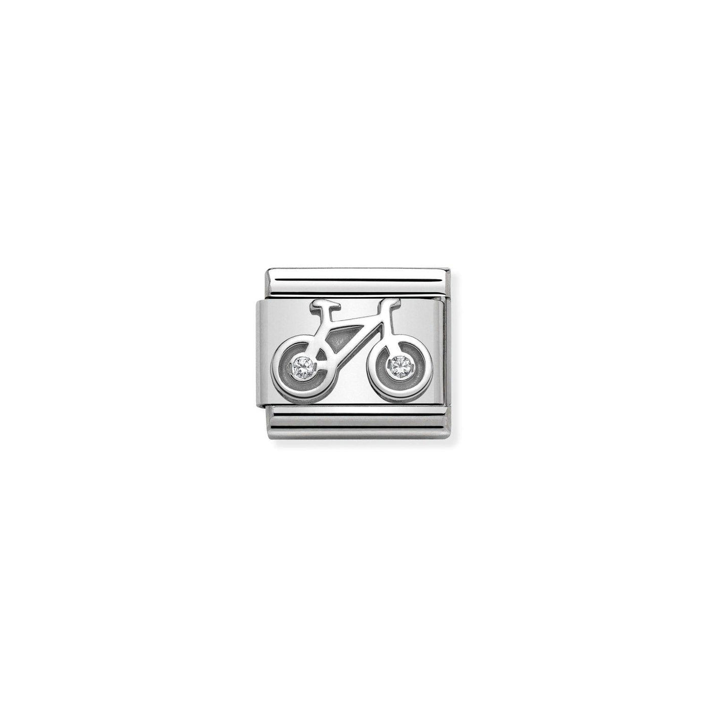 Nomination Classic Bicycle with CZ Charm - Rococo Jewellery