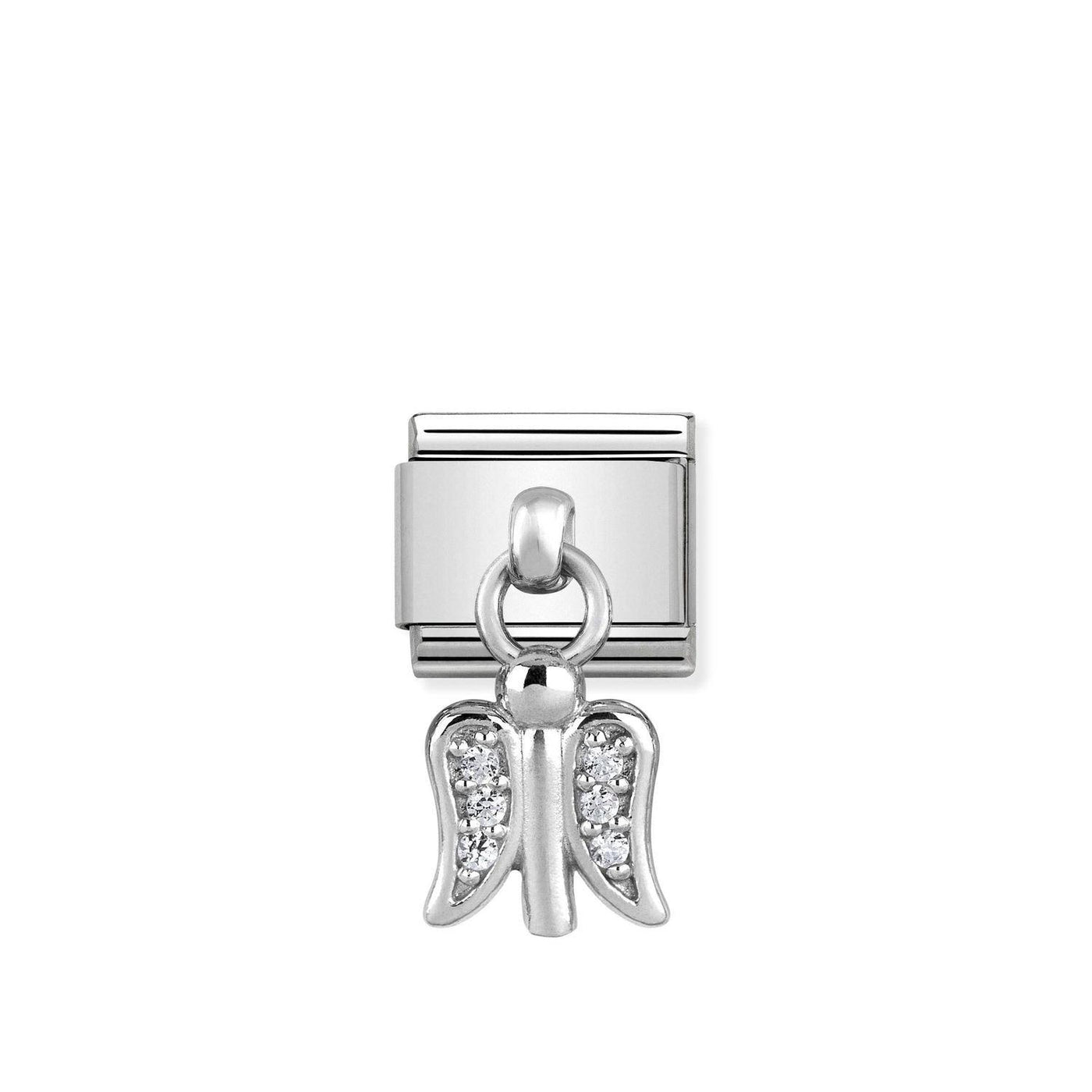Nomination Classic Angel Wings Drop Charm - Rococo Jewellery