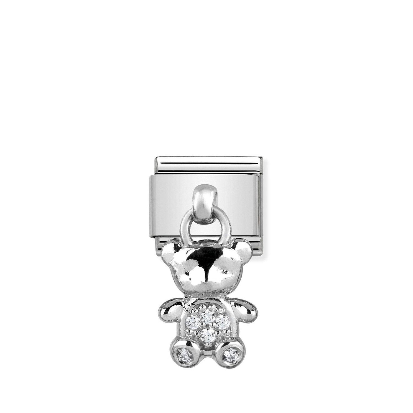 Nomination Classic Teddy Bear Charm - Rococo Jewellery