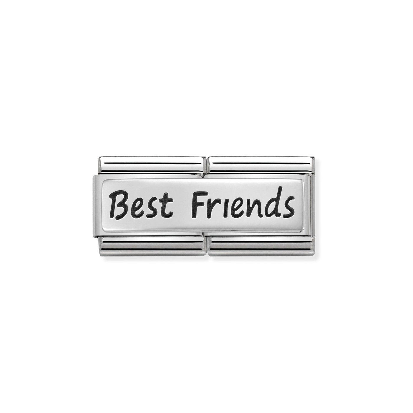 Nomination Classic Best Friends Double Link Charm - Rococo Jewellery