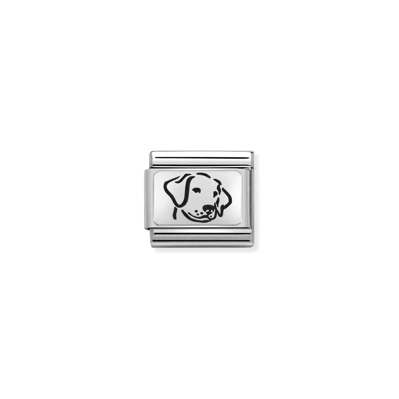 Nomination Classic Silver Dog Charm - Rococo Jewellery