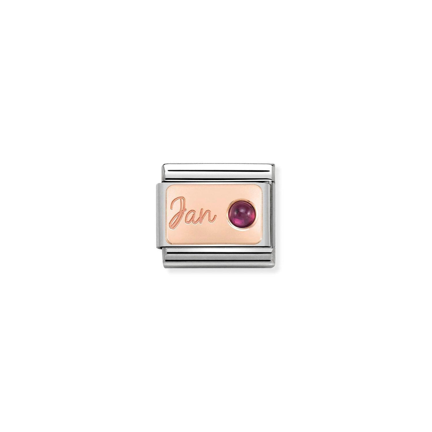 Nomination Classic Rose Gold January Charm - Rococo Jewellery