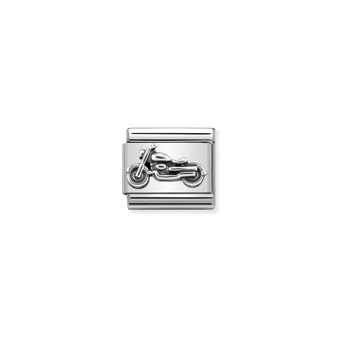Nomination Classic Silver Vintage Bike Charm - Rococo Jewellery