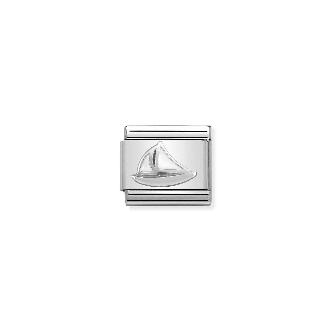Nomination Classic Silver Sailboat Charm - Rococo Jewellery