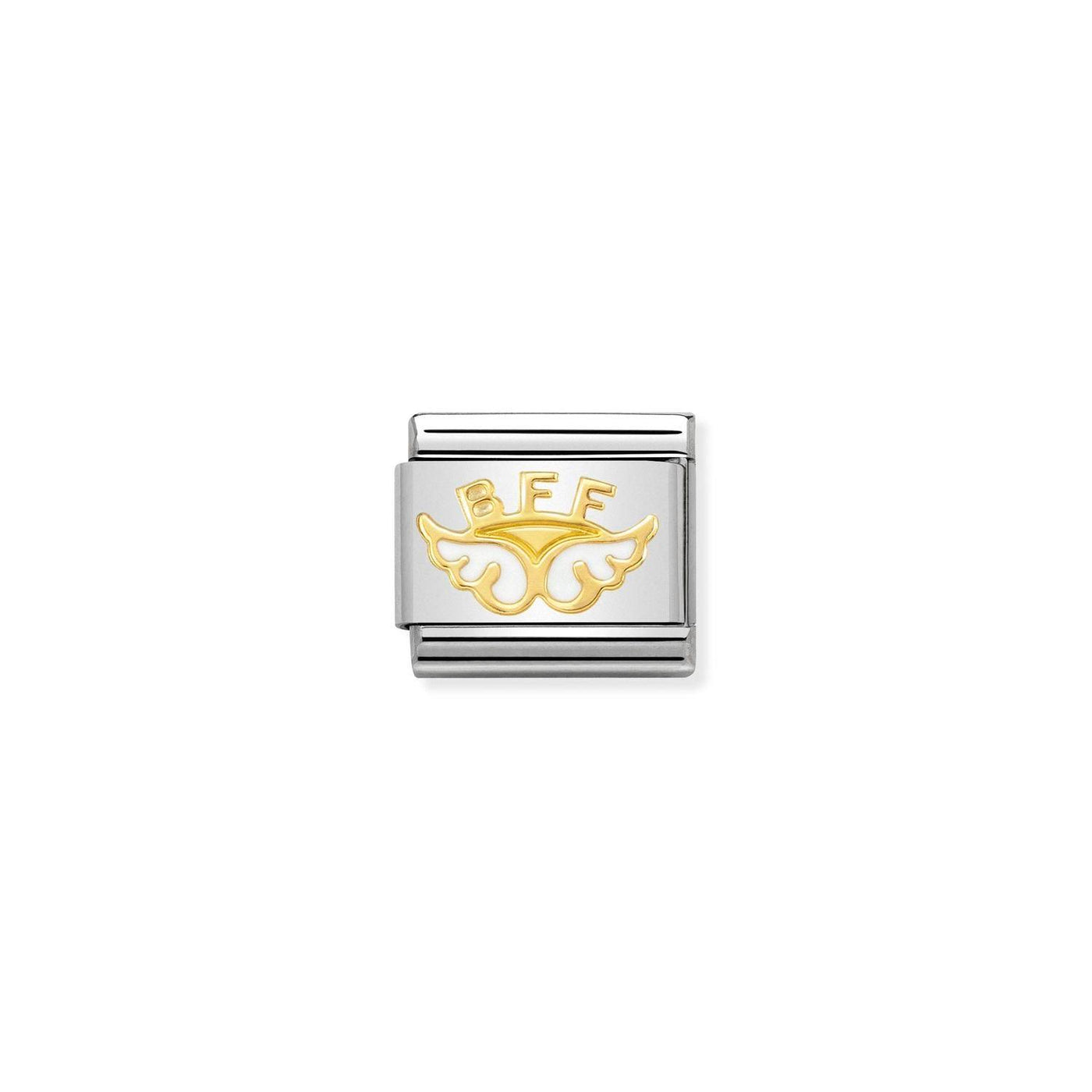 Nomination Classic 18ct Gold Angel of Friendship Charm - Rococo Jewellery