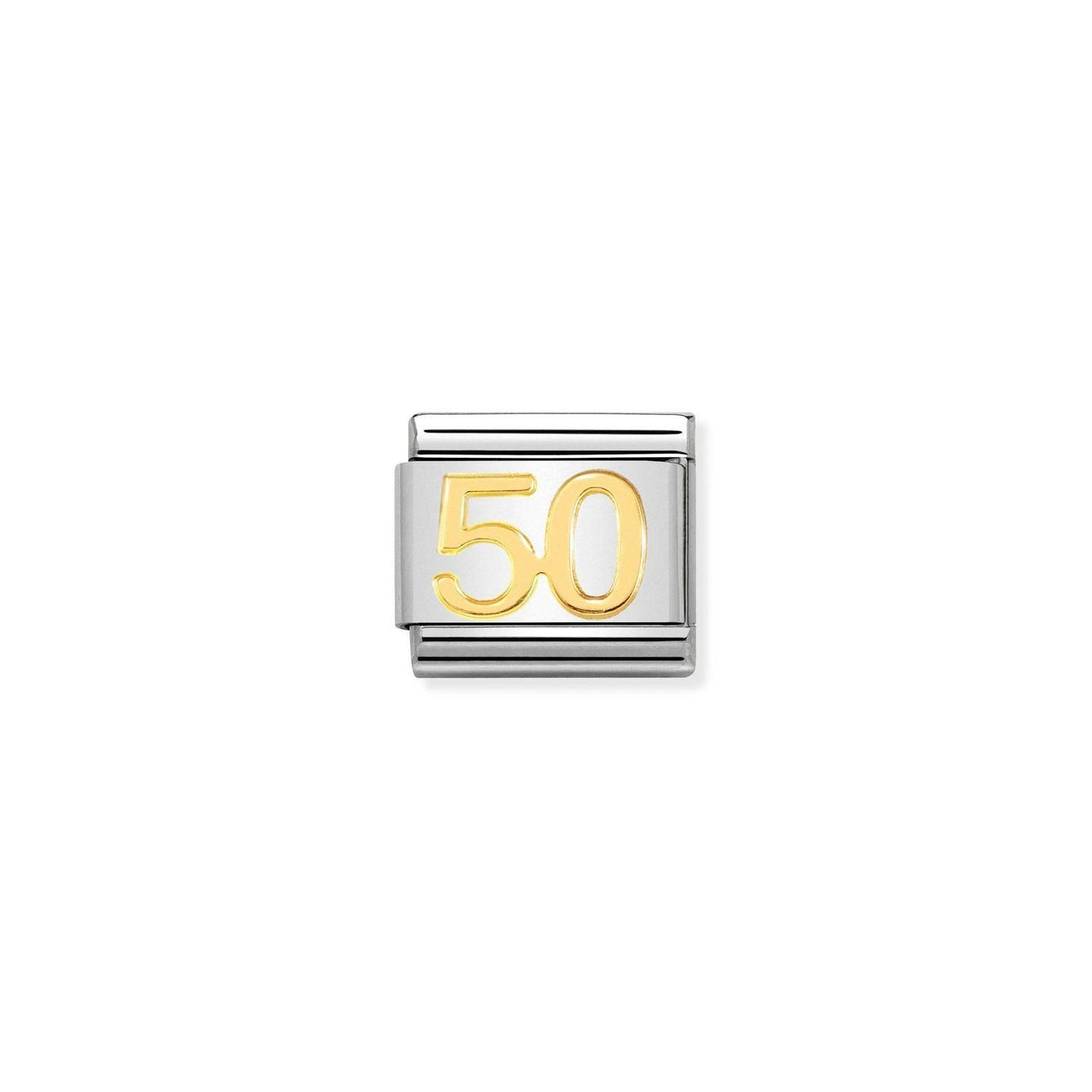 Nomination Classic Gold 50 Charm - Rococo Jewellery