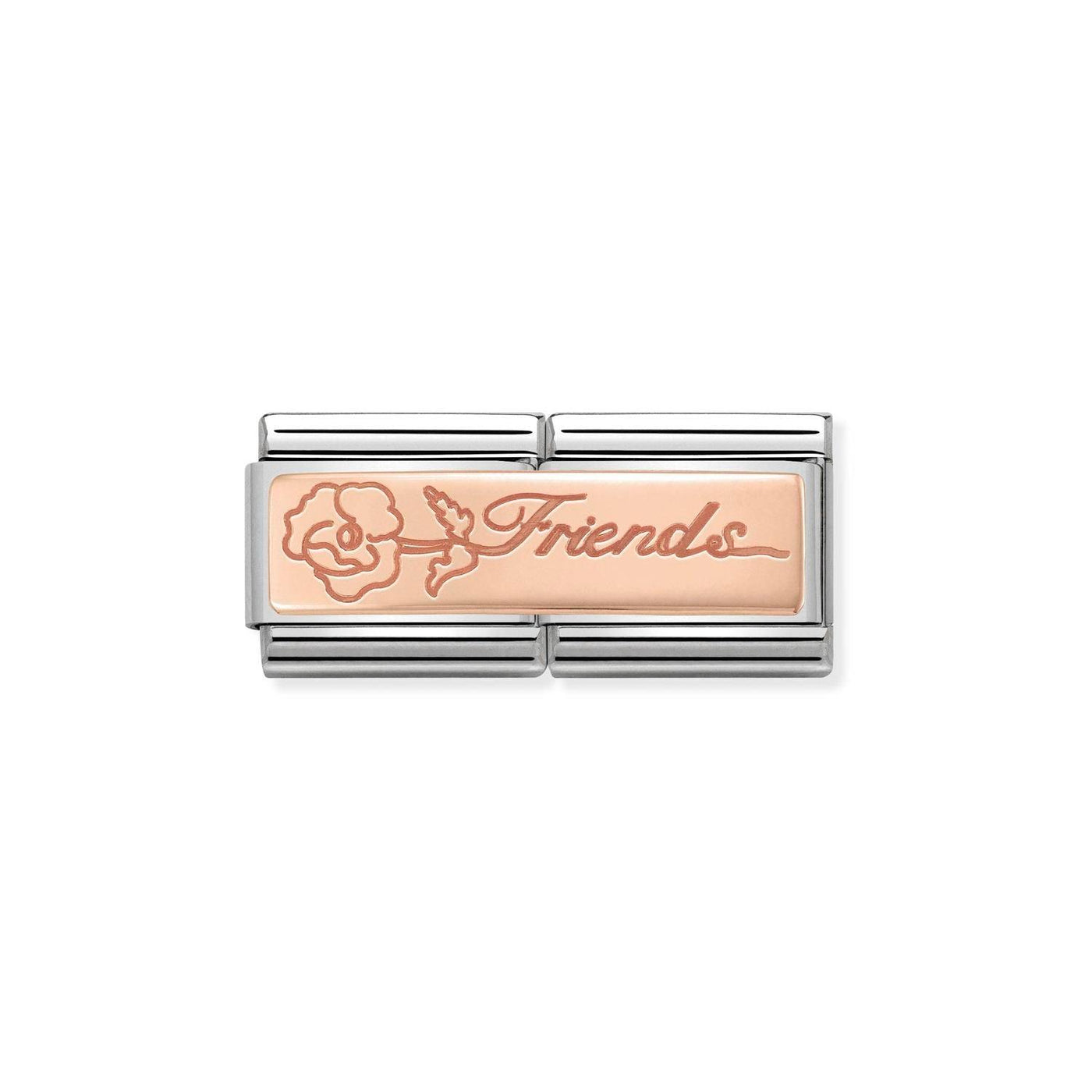 Nomination Classic Friends Double Charm Link - Rococo Jewellery