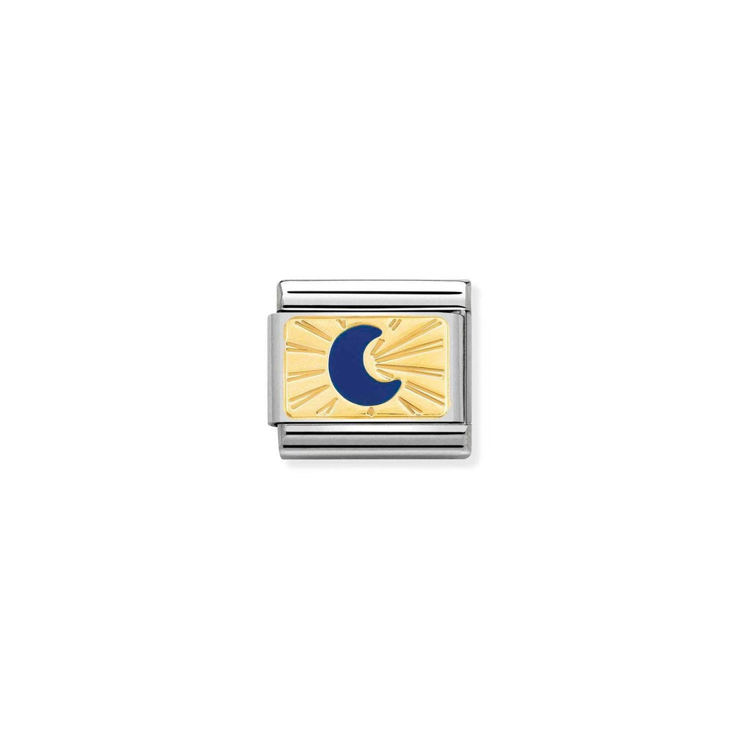Nomination Classic Blue Luna Moon Charm – Rococo Jewellery