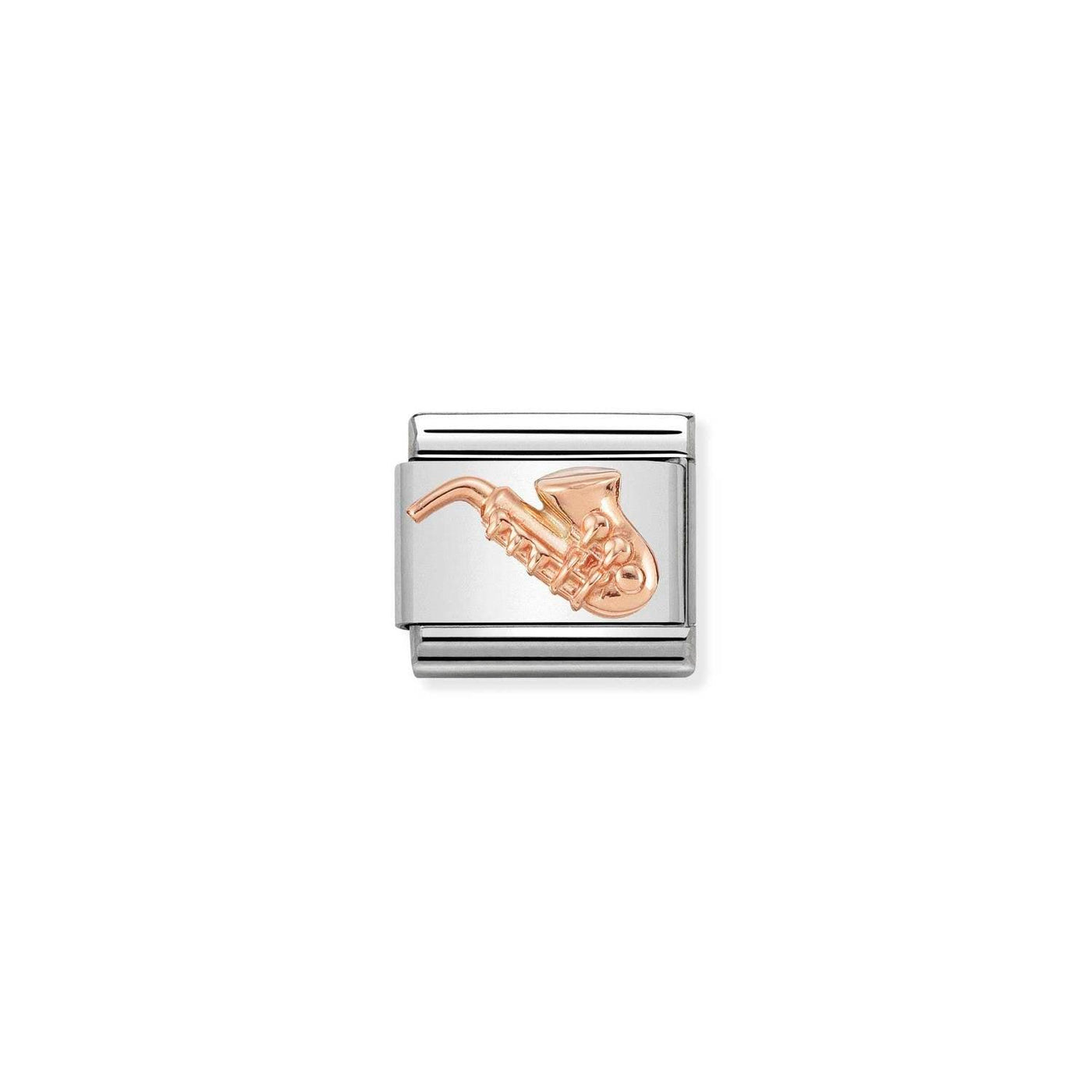 Nomination Classic Rose Gold Saxophone Charm - Rococo Jewellery