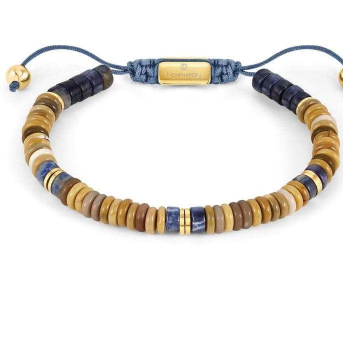 Nomination Instinct Style Sand Colour Jasper Bracelet - Rococo Jewellery