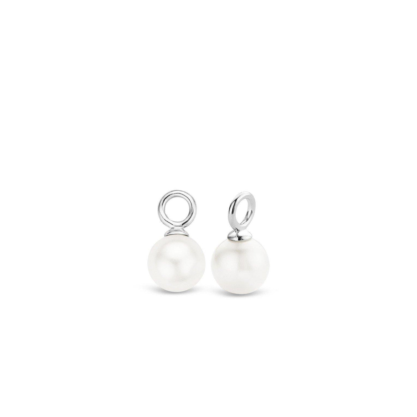Ti Sento Sterling Silver Pearl Ear Charms - Rococo Jewellery