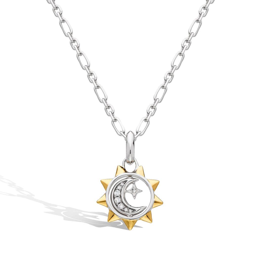 Kit Heath Revival Céleste Sun and Moon Necklace - Rococo Jewellery