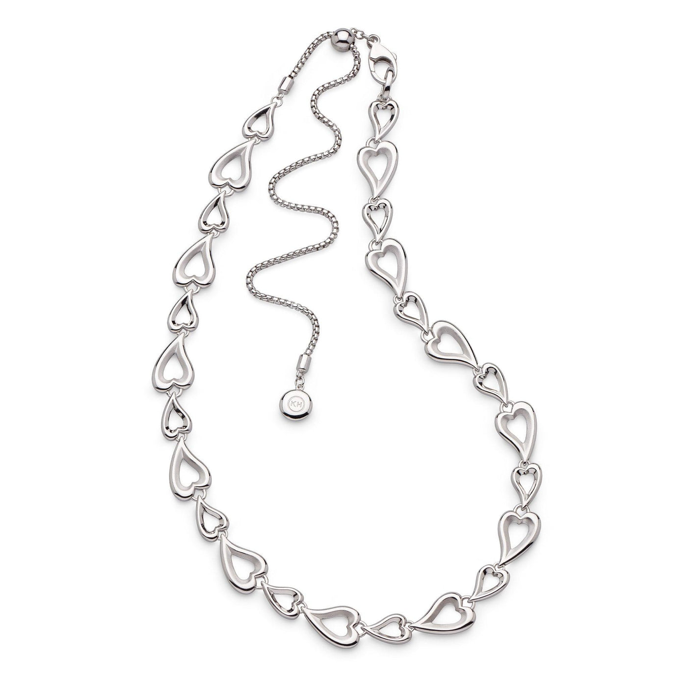 Kit Heath Desire Love Story Heart Multi-Link Slider Necklace - Rococo Jewellery