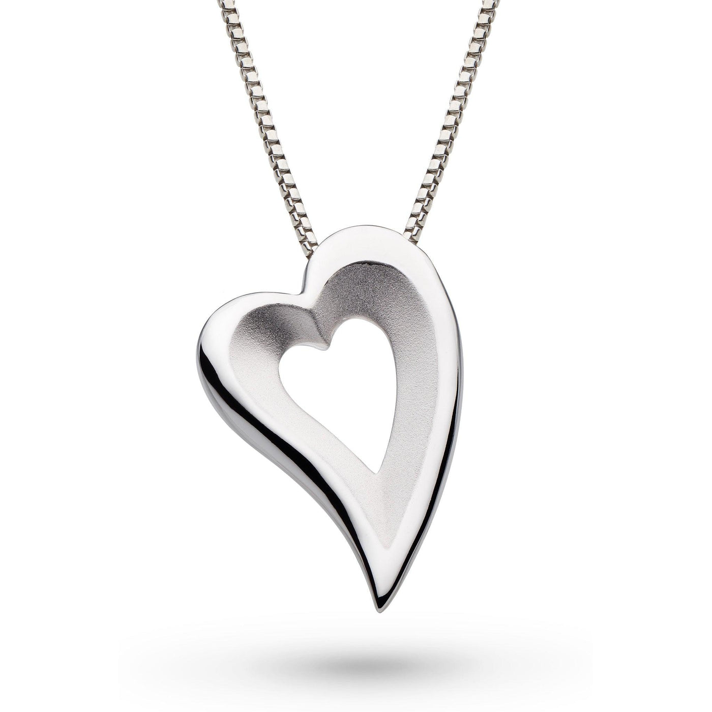 Kit Heath Desire Love Story Heart Grande Slider Necklace - Rococo Jewellery