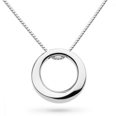 Kit Heath Bevel Cirque CZ Necklace in Sterling Silver - Rococo Jewellery