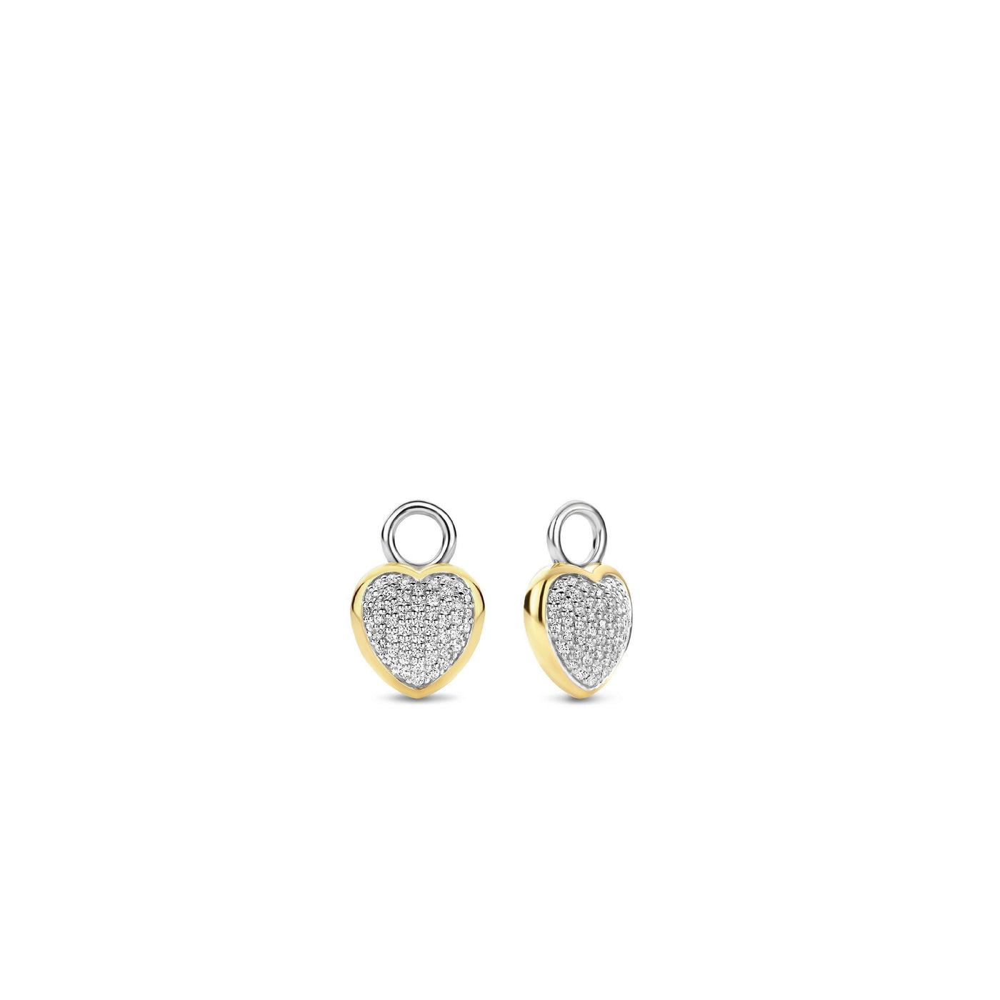 Ti Sento 18ct Gold Vermeil Assorted Heart Ear Charms - Rococo Jewellery