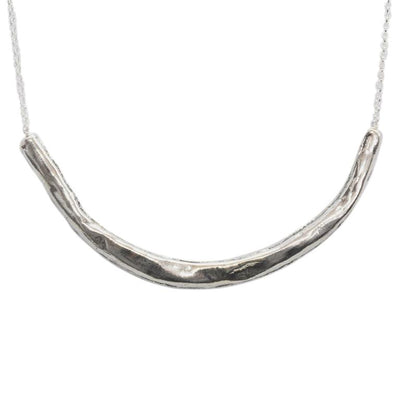 Saphirim Sterling Silver Bar Necklace - Rococo Jewellery