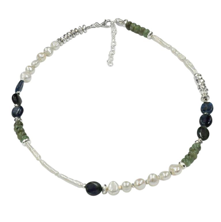 Saphirim Multi-Gemstone Necklace - Rococo Jewellery