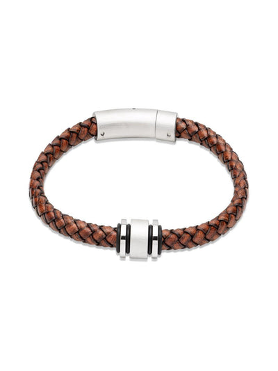 Unique & Co Barrel Charm Leather Bracelet - Rococo Jewellery