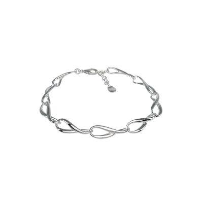 Sterling Silver Infinity Bracelet - Rococo Jewellery