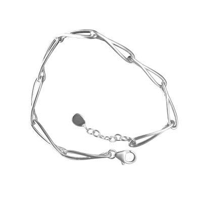 Silver Loop Bracelet - Rococo Jewellery