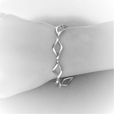Twisted Wave Bracelet - Rococo Jewellery