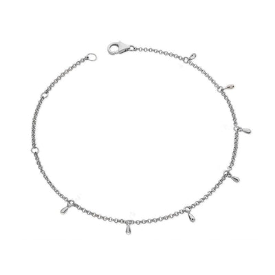 Lucy Q Multi Droplet Anklet - Rococo Jewellery