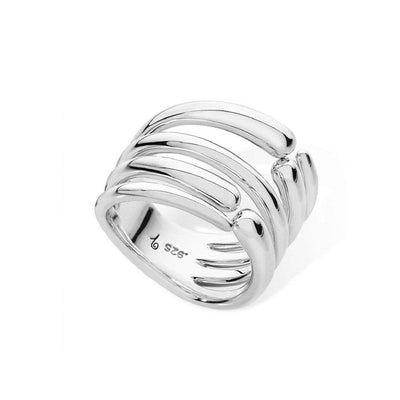 Lucy Q Solid Multi Drop Ring - Rococo Jewellery